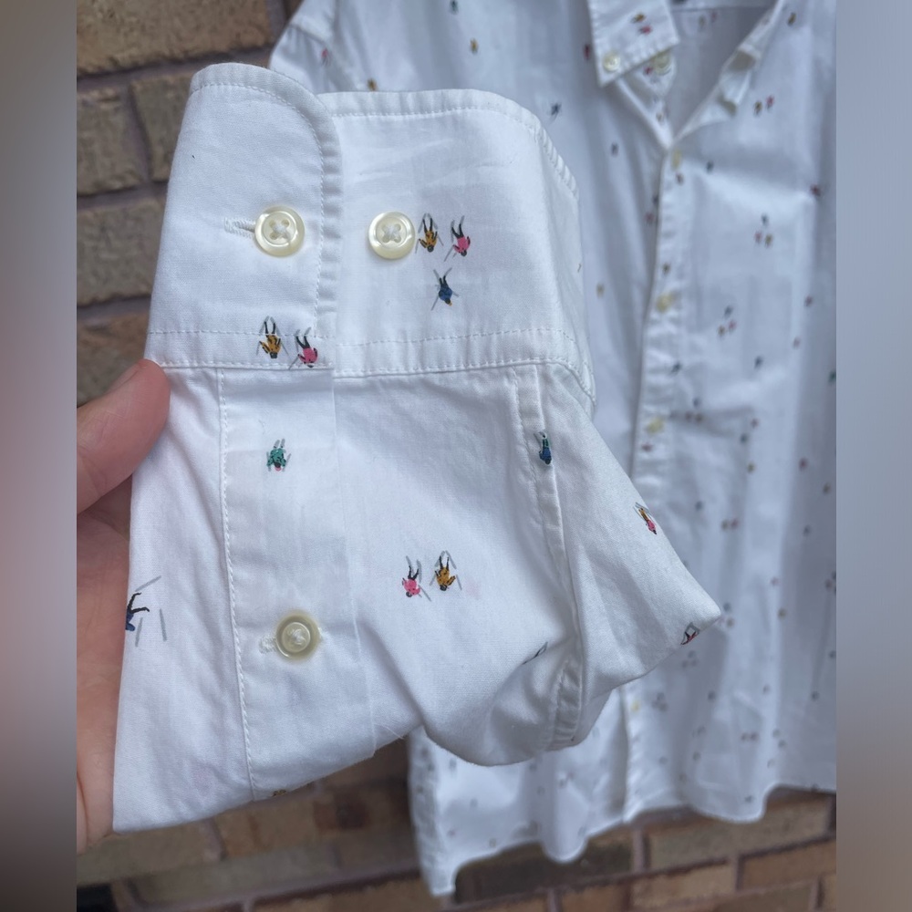 ⛷️BONOBOS Ski Theme 100% Cotton Shirt ⛷️ - Picture 8 of 13